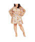 Plus Size Juliet Print Mini Dress