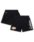 Men's Black Los Angeles Lakers Team Essentials Nylon Shorts