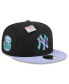 Men's Black/Purple New York Yankees Grape Big League Chew Flavor Pack 9FIFTY Snapback Hat