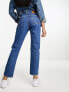 Levi's 501 crop jean in mid blue