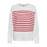 Cloud Dancer / Stripes High Risk Red W. Love Print