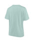 Women's Green Merchandise Mono Crest T-Shirt