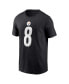 Men's Kenny Pickett Black Pittsburgh Steelers Player Name and Number T-shirt