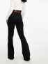 ASOS DESIGN Hourglass power stretch flare in black