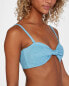 RVCA 281514 Women's Bandeau Bikini Top - Run Wild Bandeau (China Blue, Large)