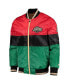 Men's Red and Black and Green Los Angeles Lakers Black History Month NBA 75th Anniversary Full-Zip Jacket