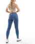 ASOS DESIGN Hourglass ultimate skinny jeans in mid blue