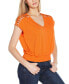 Women's Shoulder Detail Dolman Knit Top