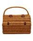 Yorkshire Willow Picnic Basket with Service for 4