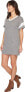 Alternative 247673 Womens Powder Shift Dress Eco Black/Eco Ivory Size X-Small