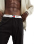 Tommy Hilfiger lounge logo waistband jogger in black