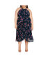 Plus Size Miriam Print Dress