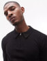 Topman essential polo in black