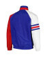 Men's Royal, Red Chicago Cubs Elite Raglan Half-Zip Jacket