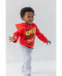 Boys Pixar Cars Lightning McQueen Fleece Pullover Hoodie and Pants Outfit Set to