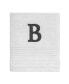 Block Monogram Initial Cotton Fingertip Towel, 11" x 18"