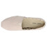 TOMS Alpargata Canvas Slip On Womens Beige Flats Casual 10017711T