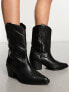 Bronx Jukeson western boots in black leather