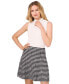 Women's Gingham A-Line Mini Skirt