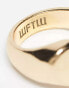 WTFW electric heartbreak signet ring in gold