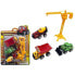 RAMA Vehicles Construction Trucks 3 Units Plus Crane set