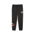 Puma Classics Brand Love Sweatpants Tr Mens Black Casual Athletic Bottoms 621346