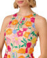 Women's Floral-Embroidered Column Dress