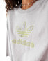 adidas Originals Adilenium oversized trefoil tee in grey