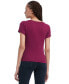 Women's Slim Henley Short-Sleeve Top