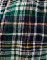 GANT waffle check shirt in green