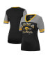 Women's Black, Heathered Gray Iowa Hawkeyes There You Are V-Neck T-shirt