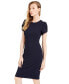 Petite Tulip-Sleeve Sheath Dress