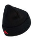 Men's Black Manchester United Woolie Cuffed Knit Hat