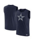 Men's Navy Dallas Cowboys Blitz Legend Muscle Perform Tank Top