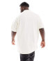 Polo Ralph Lauren Big &Tall icon logo pique polo custom fit in cream