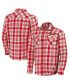 Men's Darius Rucker Collection by Red St. Louis Cardinals Plaid Flannel Button-Up Shirt