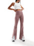 Nike Air high waisted flared leggings in smokey mauve