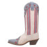 Laredo Cady Patriotic Snip Toe Cowboy Womens Size 8 M Casual Boots 54269