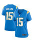 Women's Jalen Guyton Powder Blue Los Angeles Chargers Game Player Jersey