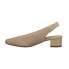 VANELi Abira Round Toe Slingback Pumps Womens Beige Dress Casual ABIRA-312090