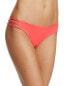 Milly 260668 Women's Solid Lanai Watermelon Bikini Bottom Swimwear Size L