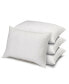 100% Cotton Dobby-Box Shell Soft Density Stomach Sleeper Down Alternative Pillow, Standard - Set of 2