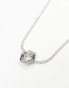 Icon Brand hex pendant necklace in silver