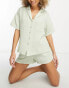 Lindex Exclusive short sleeve pyjama set in light green