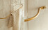 Golden bath towel rack