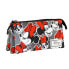 KARACTERMANIA Triple Pocket Pencil Case Lashes Minnie Mouse Disney