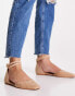 ASOS DESIGN Lift ballet flats in beige