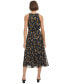 Women's Floral-Print Halter Midi Dress