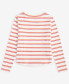 Girls Emily Striped Stretch Knit Top, Created for Macy's