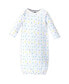 Baby Girl Cotton Gowns, 4-Pack